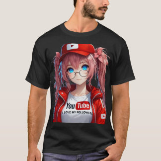 MILLY Q CHICA ANIME INFLUENCER CON ROPA DE YOUTUBE Tシャツ