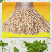 Milner踊りのダックスフントの台所タオル キッチンタオル (折り畳み)