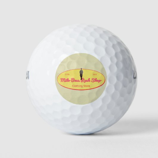 Milo Bass Rush Shop golf ball ゴルフボール (正面)