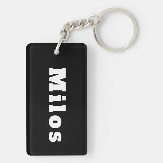 Milos キーホルダー (裏面)