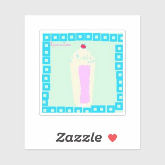 milshake Signora Latte シール (シート)