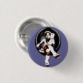 Miltantの幼児の女の子: 精神の卵 缶バッジ (正面&裏面)