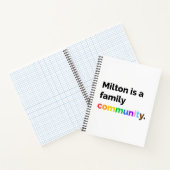 MiltonはファミリーコミュニティプライドLGBTQ+ノートブック ノートブック (内部)