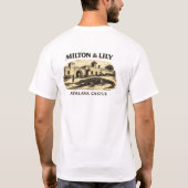 Milton & Lily ― アタラヤ城 | サウスカロライナ州ジョージタウン Tシャツ (裏面)