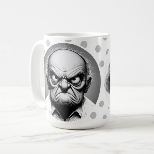 "Milton & Nancy Judgment "  コーヒーマグカップ (正面左)