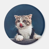 Milu Cat マグネット (正面)