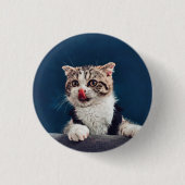 Milu Cat 缶バッジ (正面)
