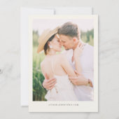 MILWAUKEEウィスコンシンのスカイライン結婚式の日付を保存 招待状 (裏面)