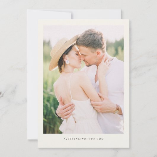 MILWAUKEEウィスコンシンのスカイライン結婚式の日付を保存 招待状 (裏面)