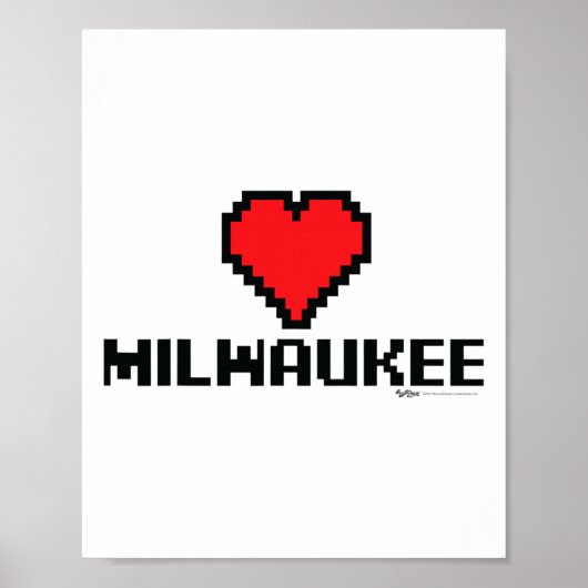 Milwaukee 8-bit Gamer City ポスター (正面)