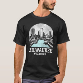Milwaukee City Wisconsin Tシャツ