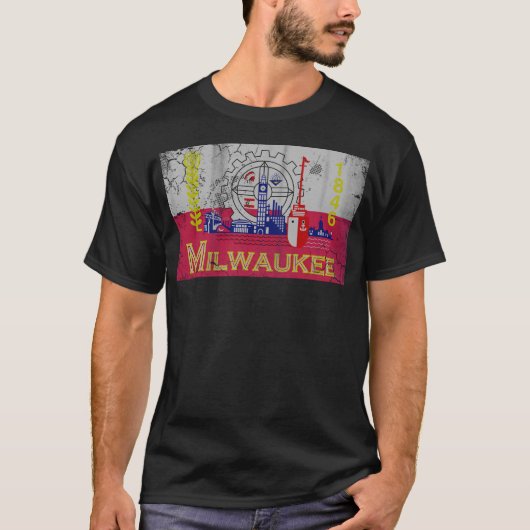 Milwaukee Polish Heritage Flag Tシャツ (正面)