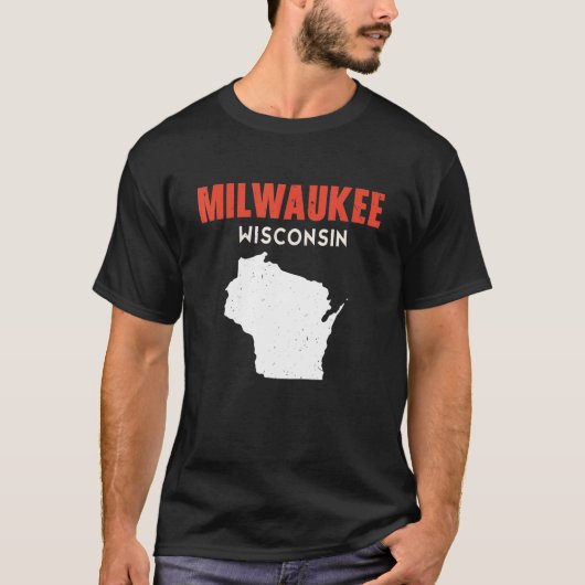 Milwaukee USA State America Travel Montanan Helena Tシャツ (正面)