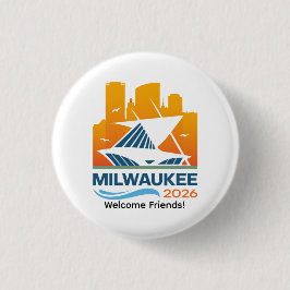 Milwaukee Wisconsin 2026 International Convention  缶バッジ