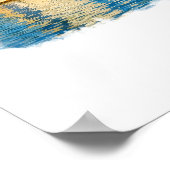 Milwaukee Wisconsin Poster, Watercolor, Custom ポスター (角)