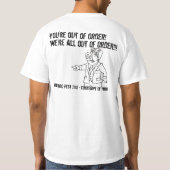 MIM BBQのFest 2013年-ポーク人のティーの軽蔑 Tシャツ (裏面)