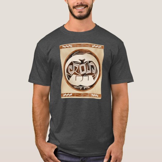 Mimbresのこうもりワタリガラス Tシャツ (正面)