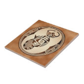 Mimbresの蠍ヘビ魚 タイル (側面)