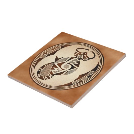 Mimbresの蠍ヘビ魚 タイル (側面)