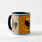 Mimbres文化神話的なマグ マグカップ (正面左)