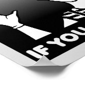 Mimeポスターのサインをおもしろい撮る ポスター (角)