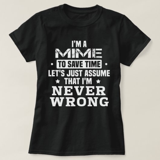 MIME Tシャツ (デザイン正面)