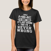 MIME Tシャツ (正面)