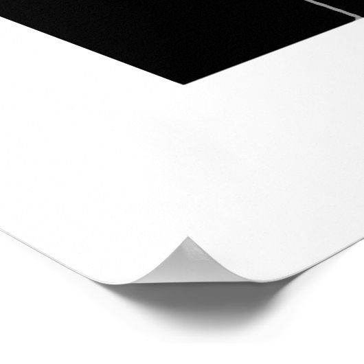 Mime Zebraポスター ポスター (角)