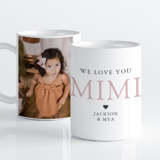 Mimiが大好きエレガントPhoto Mug コーヒーマグカップ