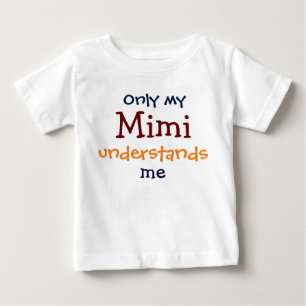 Mimiだけが私を理解する乳児幼児Tシャツ ベビーTシャツ