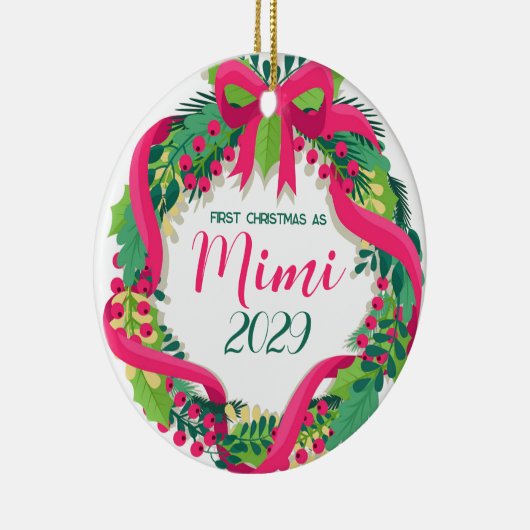 Mimiとして最初のクリスマス セラミックオーナメント (右)