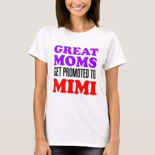 Mimiに促進されるすばらしいお母さん Tシャツ