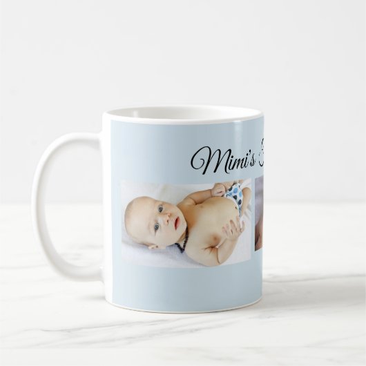 Mimiのお気に入りのなコーヒー・マグのパーソナライズな写真 コーヒーマグカップ (左)