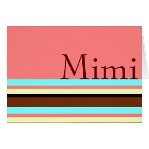 Mimiのクリーム色の茶色がかった鋼色のピンク