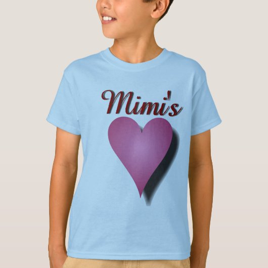 Mimiのハート Tシャツ (正面)