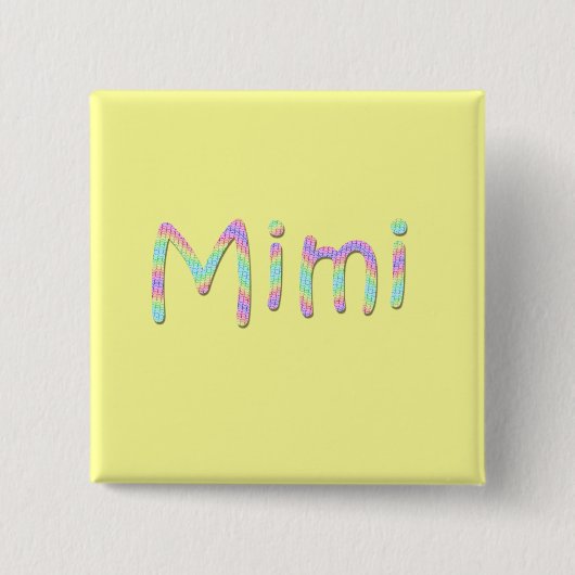 Mimiのボタン 缶バッジ (正面)
