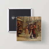 Mimiの場面およびRodolfoのための景色 缶バッジ (正面&裏面)