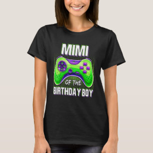 Mimiの誕生日男の子マッチング家族のビデオゲーム Tシャツ