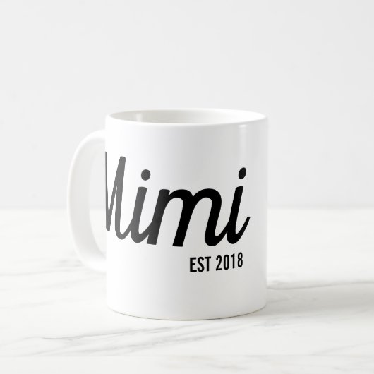 Mimiカスタムで新しい祖母のマグ コーヒーマグカップ (正面左)