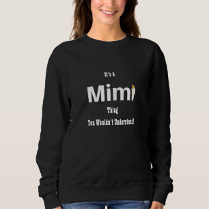 Mimiスエットシャツ スウェットシャツ
