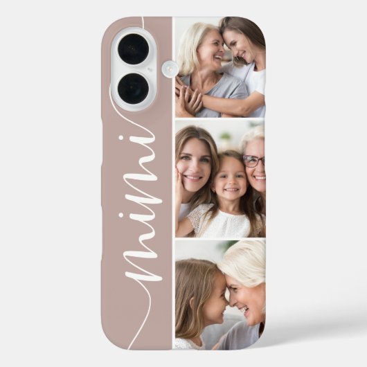 Mimiスクリプトグランマフォトコラージュ Case-Mate iPhoneケース (裏面)