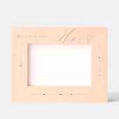 Mimiスクリプトハートの名前 レーザー彫刻フレーム (正面)