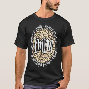 MIMIチータヒョウ印刷サークル愛の忍耐Bl Tシャツ