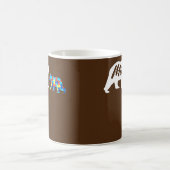 MIMIベア自閉症認識自閉症MOM  コーヒーマグカップ (中央)