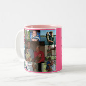 mimiマグ、bringingJoy Mimiの小さい天使および… ツートーンマグカップ (正面左)