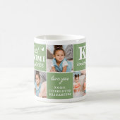 MIMIモダン祖母パーソナライズされた7数々の枚 コーヒーマグカップ (中央)