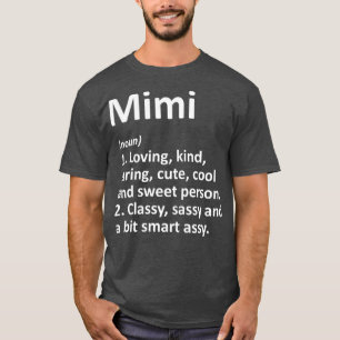 MIMI定義名パーソナライズされた誕生日 Tシャツ