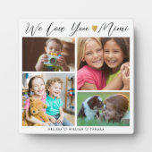 Mimi愛してるよ |グランドキッズ4フォトコラージュ フォトプラーク (正面)