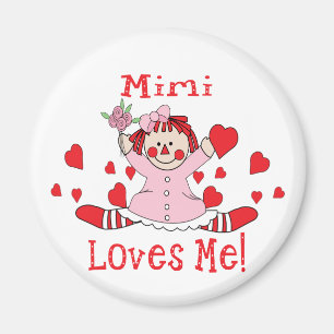 Mimi愛の私縫いぐるみ人形 マグネット