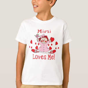 Mimi愛の私縫いぐるみ人形 Tシャツ